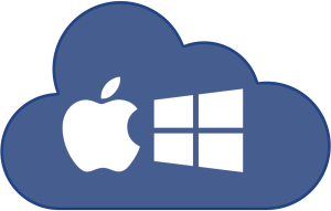 Mac Apple symbol sans nuage